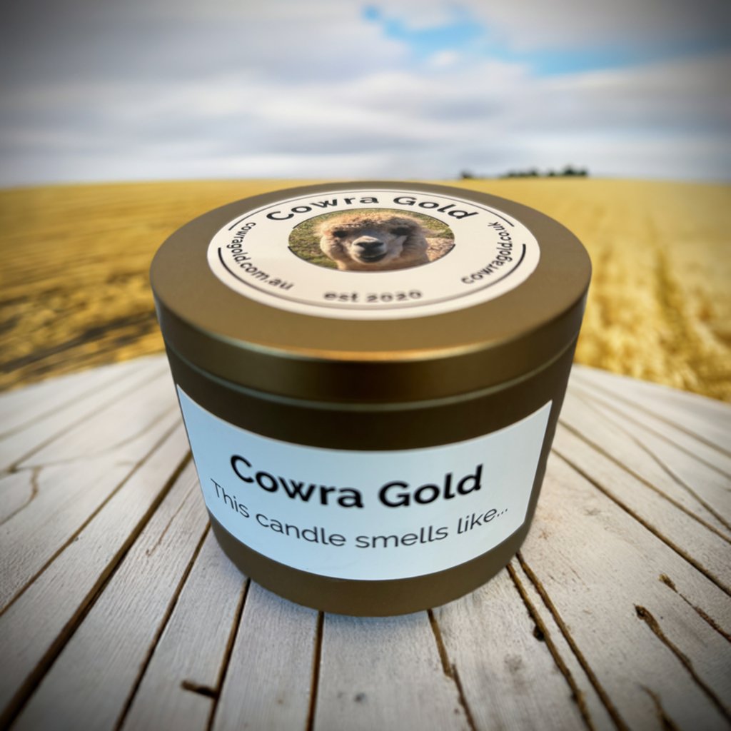Cowra Gold "Alpacacino" Candle - Cowra Gold
