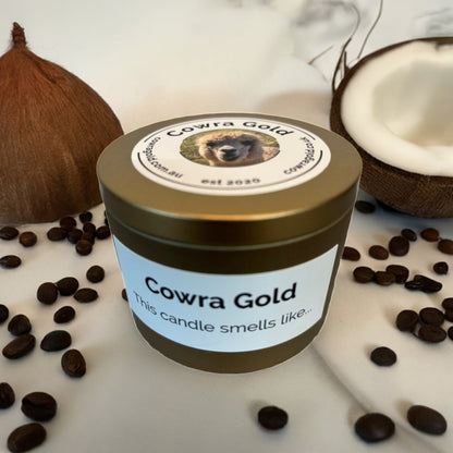 Cowra Gold "Coffee Bean & Coconut" Candle - Cowra Gold