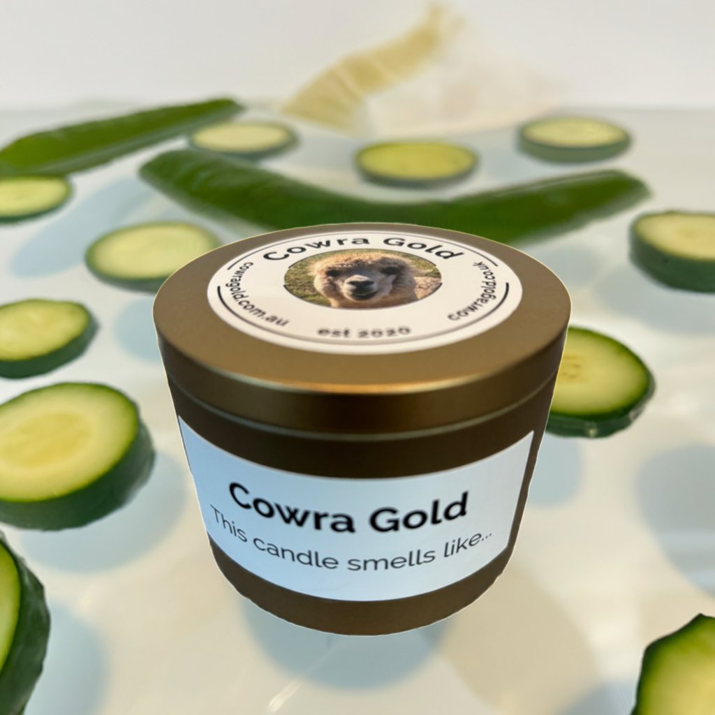 Cowra Gold "Cucumber Water" Candle - Cowra Gold