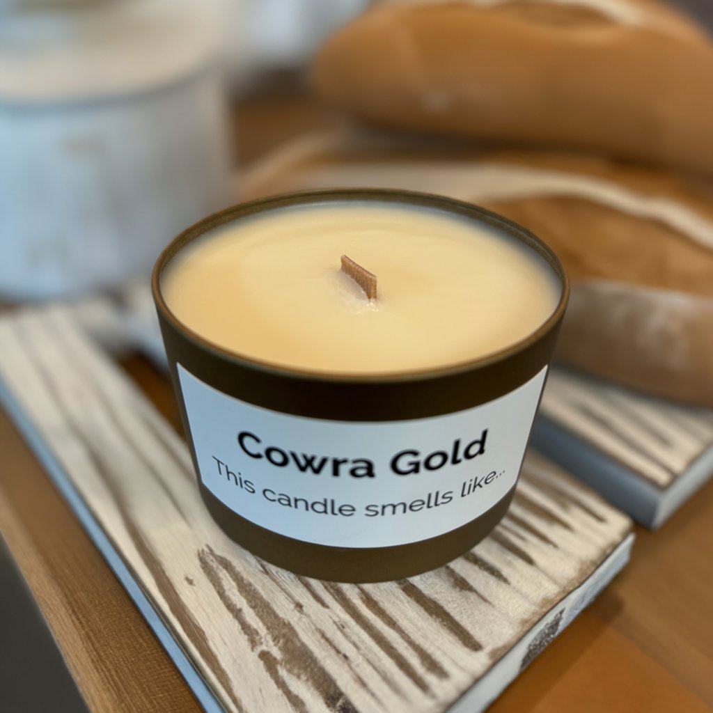 Cowra Gold "Freshly Baked Bread" Candle - Cowra Gold