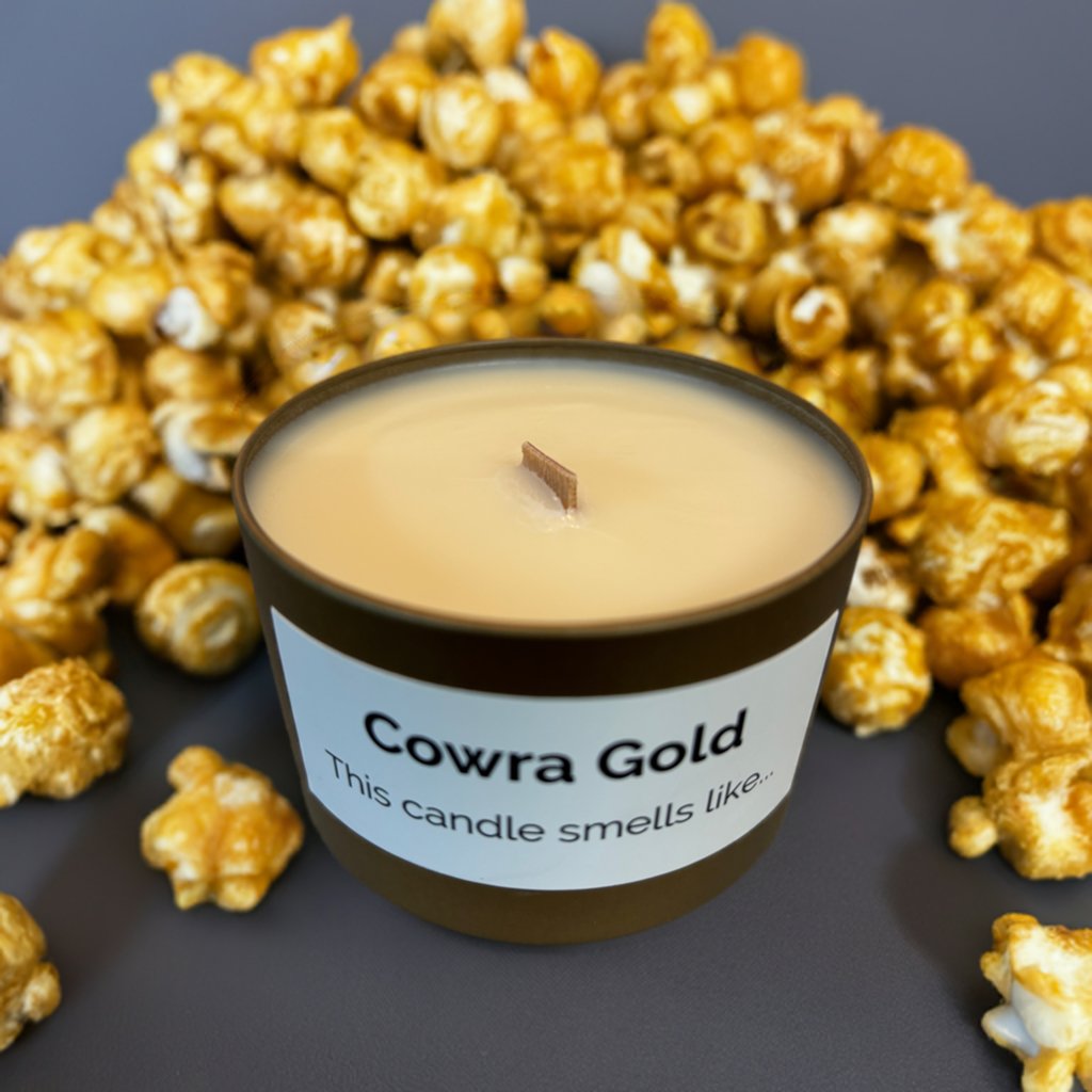 Cowra Gold "Salted Caramel Popcorn" Candle - Cowra Gold