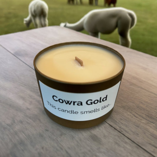 Cowra Gold "Soggy Alpaca" Candle - Cowra Gold