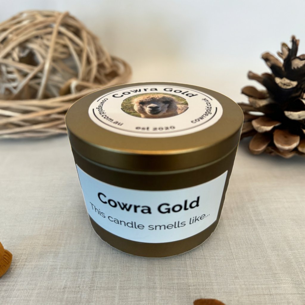 Cowra Gold "Vintage Leather & Sandalwood" Candle - Cowra Gold