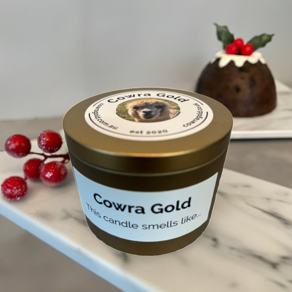 Cowra Gold "Xmas Pud" Candle - Cowra Gold